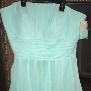 Beautiful David’s bridal bridesmaid dress